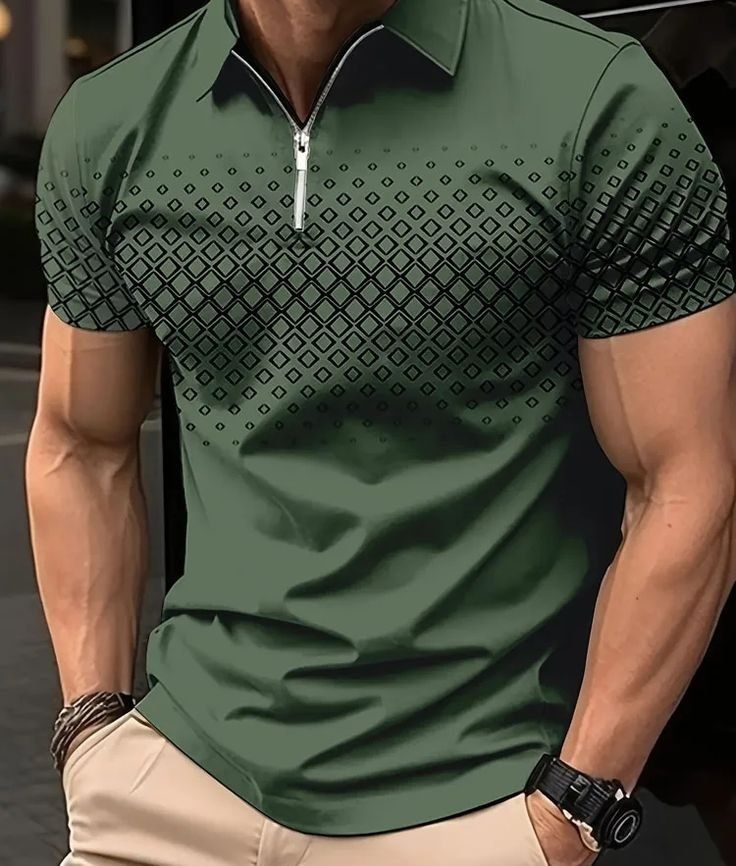 Knitted Silk Polo